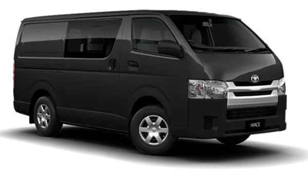 Toyota Hiace executive shuttle van for group transfers